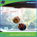 6.3 cm diameter ball with logo printing hanging car air freshener
